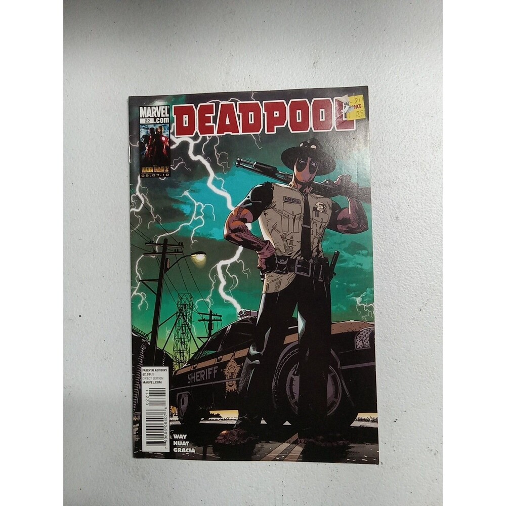 MARVEL Deadpool #22 Vol 2 (2010) "Sheriff" Variant Cover Way Huat Gracia
